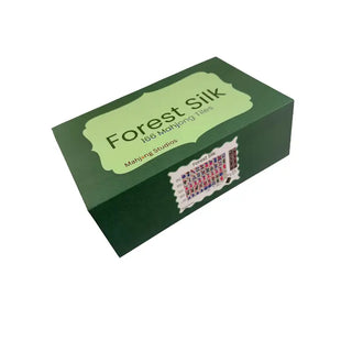 Forest Silk Green American Mahjong Tile Set