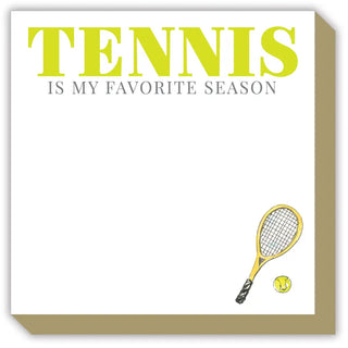 Tennis is My Favorite Season Notepad