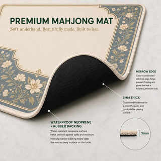 Golden Hour Golden Retriever Mahjong Mat