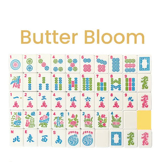 Butter Bloom American Mahjong Tile Set