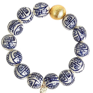 Georgia Chinoiserie Beaded Bracelet - Ws