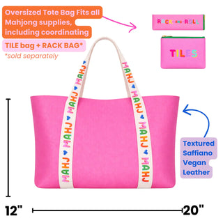 Mahjong Tote Bag Mahjong Tile Bag Leather