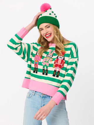Nutcrackers Relaxed Sweater in Multi
