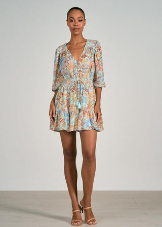 Elan Melrose Print Dress