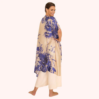 Beach Wrap Around - China Blue Blooms