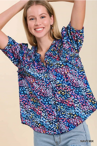 Abstract Print Top