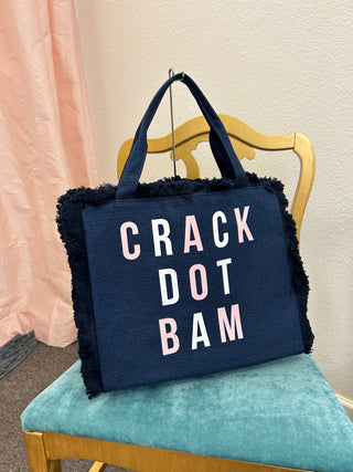 Crack, Dot, Bam Fringe Tote