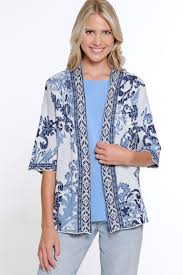 The Blaine Jacquard Kimono