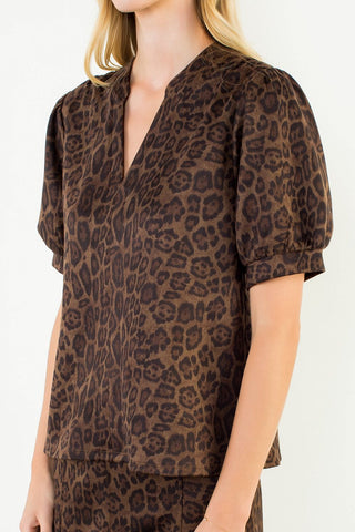 The Taylor Suede Animal Print Dress