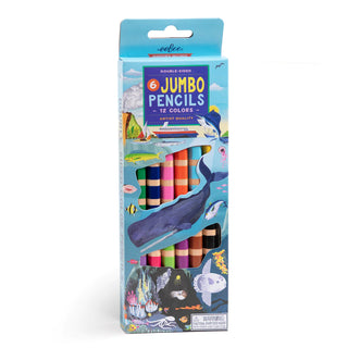 Under the Sea 6 Jumbo Double-Sided Color Pencils