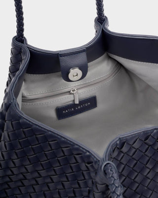 Nova Small Shoulder Tote Navy