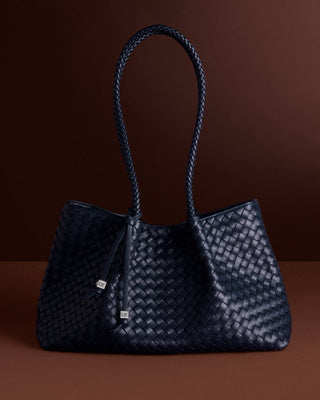 Nova Small Shoulder Tote Navy