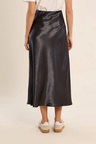 The Talia Satin High-Waisted Skirt