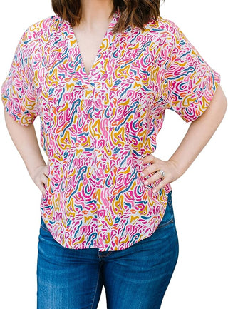Rachael Top- A New Day Berry