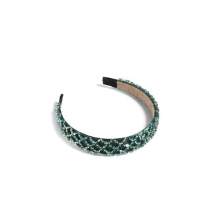 Wide Crystal Embellished Headband