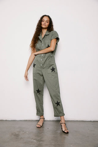Grover Field Jump suit w/ stars