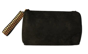 Suede Pouch with  wrist strap Included