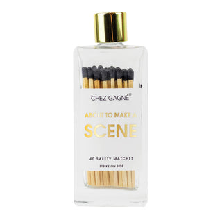 About to Make A Scene - Glass Bottle Matches