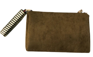 Suede Pouch with  wrist strap Included