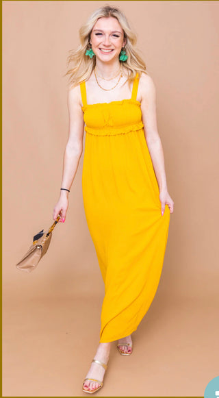 Orange Grooves Dress