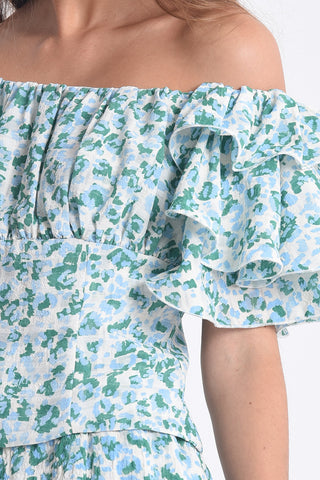 Carmen Print Top