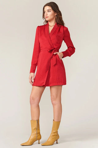 Connie Faux Wrap Dress