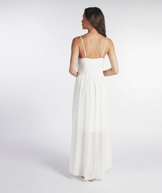 White Lace Toppart Dress