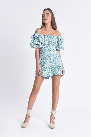 Carmen Print Top