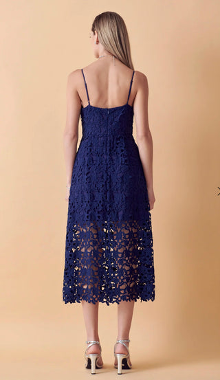 Lace Cami Midi Dress