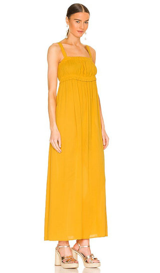 Orange Grooves Dress