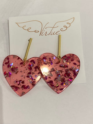 Virtue Heart Earring