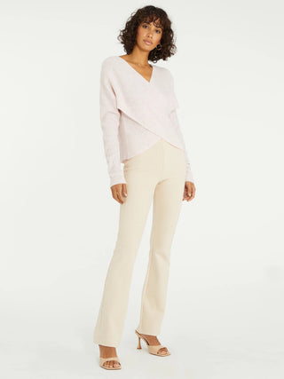 Pink Wrap Sweater