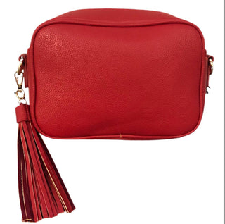 Vegan Zip top Purse with Tassel