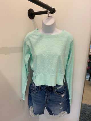 Split Hem Long Sleeve Tee