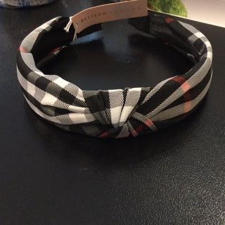 Plaid headband