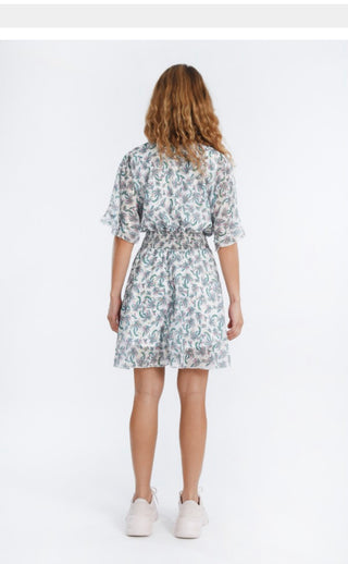 Mini V neck Dress