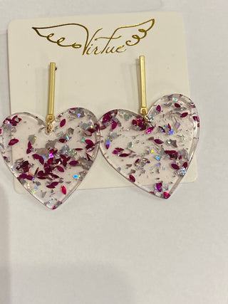 Virtue Heart Earring