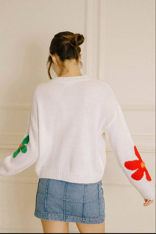 Daisy Knit Sweater