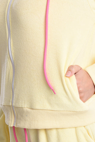 Terry Cloth Hoodie Jacket