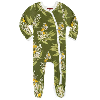 Bamboo Snap Footed Romper