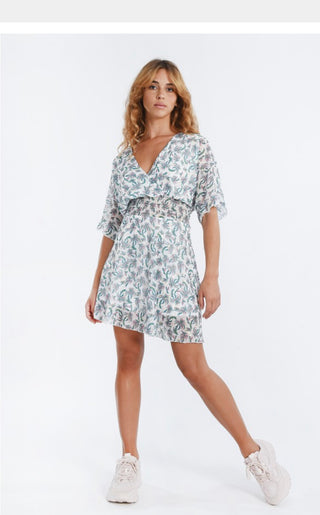 Mini V neck Dress