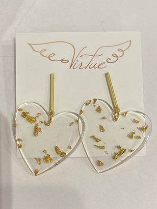 Virtue Heart Earring