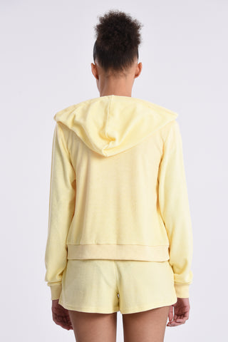 Terry Cloth Hoodie Jacket