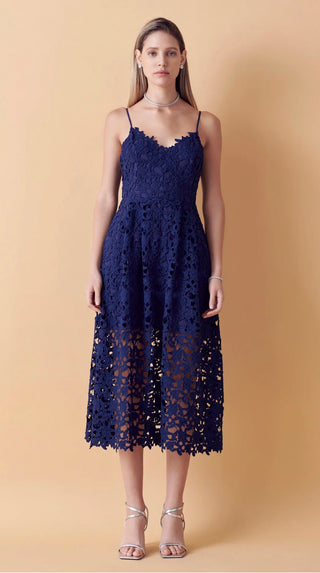 Lace Cami Midi Dress