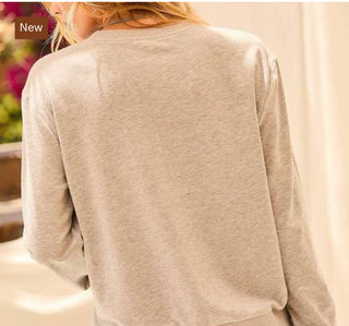 Happy Face Patch Sweatshirt