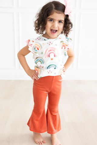 Short Sleeve Ruffle Tee