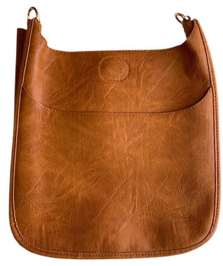 Classic Vegan Leather Messenger Purse