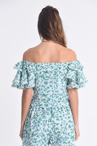 Carmen Print Top