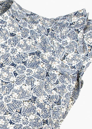 Liza Embroidered Ruffled Dress
