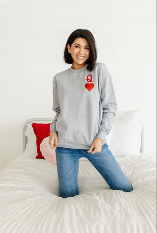 Queen of Hearts Sweatshirt